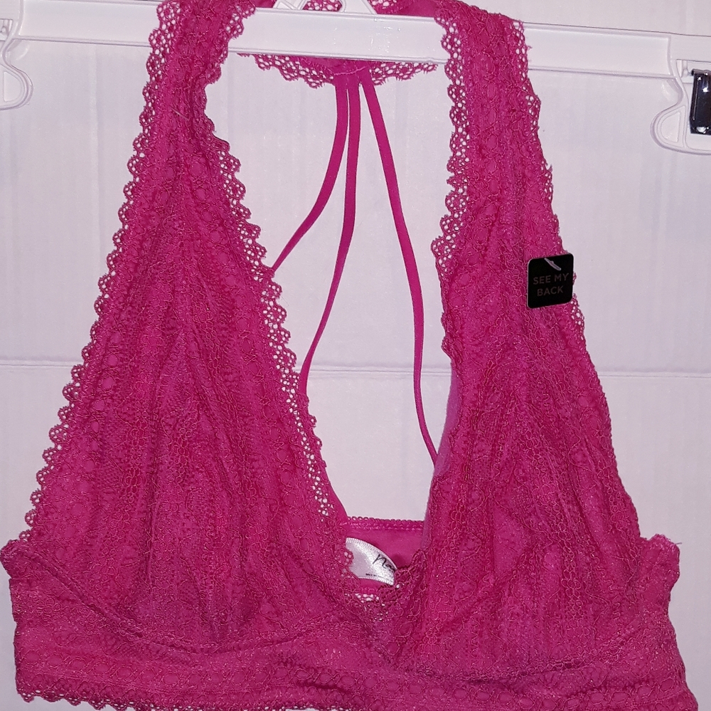 Nanette halter Bra Pink sz. L